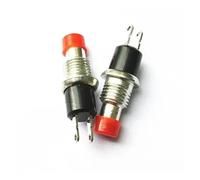 IDGTTLDF 5PCS Red Small Button Switch - 110 Opening 6.8mm Button Reset Point No Lock Switch