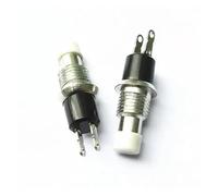 IDGTTLDF 5PCS White Small Button Switch - 110 Opening 6.8mm Button Reset Point No Lock Switch