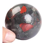 IDGTTLDF African Blood Stone Quartz Ball Hand Carved Crystal Ornaments (Size : 1000-1100g)