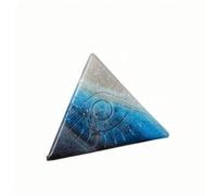 IDGTTLDF Aluminosilicate Evil Eye Crystal Carving, 1.8-2.4 Inches, Approx 5-6 CM - Raw Stone Polished of Providence, Home Decor