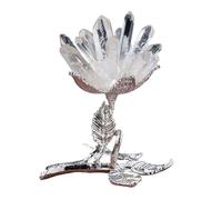 IDGTTLDF Amethyst Cluster Flower Crystal Tree Ornaments for Luck, Wealth & Prosperity Home Office Kitchen Décor Spiritual Gift