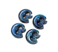 IDGTTLDF Blue Labradorite Moon Fairy Carving - 1.18 Inches Hand-Polished Crystal Stone Sculpture, Goddess Figurine Home Decor