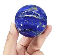 IDGTTLDF Blue Lapis Lazuli Crystal Ball- Feng Shui Stone Sphere Decorative Balls for, & Office Desk Decor,8cm