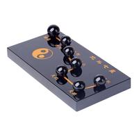 IDGTTLDF Chinese Obsidian Seven-Star Array Crystal Ball/Pi Xiu Wealth Porsperity Statue,Attract and Luck Ball Best Decoration for Office Or Home