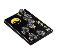 IDGTTLDF Chinese Obsidian Seven-Star Array Crystal Ball/Pi Xiu Wealth Porsperity Statue,Attract and Luck Ball Best Decoration for Office Or Home,B