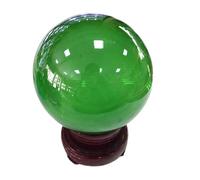 IDGTTLDF Colored Crystal Balls Home Ornaments Glass Creative Crafts,Green,150mm