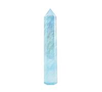IDGTTLDF Crystal Colored Molten Stone Single Pointed Column Crystals Wands for Decoration Collectibles