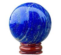 IDGTTLDF Crystal Lapis Lazuli Ball Blue Gemstone Ornaments (Size : 500-600g)