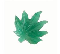 IDGTTLDF Crystal Maple Leaf Carving Raw Stone Polished Gemstone Ornament, 1.6-2 Inches, Approx. 4-5 CM - Home Decor