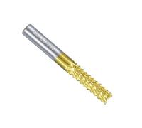 IDGTTLDF D10x32x75L PCB Corn End Mill Shank Milling Cutter Titanium Coated CNC Router Bits Milling Bit Carbide End Mill IDGTTLDF