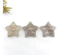 IDGTTLDF Decorazione della Stanza Cristallo 1 PZ Amore Ciliegia Agata Regali di Cristallo A Forma di Stella di Cristallo di Pietra Intagliato A Mano Decorazione della Casa Cristalli Risvegliare I