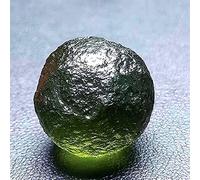 IDGTTLDF Decorazione della Stanza Cristallo Decorativo Moldavite Naturale Meteorite Ceco Perle di Vetro a Impatto Pietra Grezza Pietra di Cristallo Decorazioni for la casa Cristallo(Size:20-21mm)