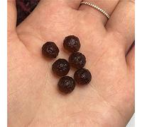 IDGTTLDF Decorazione della Stanza Cristallo Naturale Grezzo 6 pz/Lotto Moldavite Naturale Meteorite Ceca Impatto Perle di Vetro Pietra Grezza Pietra di Cristallo Pietra(Color:A,Size:20-21mm)