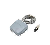 IDGTTLDF Emergency Stop Switch Foot Switch TFS201 Foot Switch LT4 Pedal Switch with Cable EKW-5A- B Machine Control switches(TFS-201-2M-2pole)