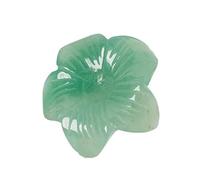 IDGTTLDF Flower Carving, 2-2.4 Inches, Approx. 5 CM - Raw Stone Polished Gemstone, Decorative Ornament, Crystal