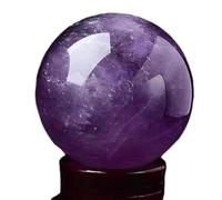 IDGTTLDF Healed Amethyst Stone Quartz Crystal Ball Purple Crystals As a Gift, ball-35mm