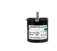 IDGTTLDF High Torque 100KG 28W AC 220V Permanent Magnet Synchronous Electronic Starter 220V 68KTYZ CW/CCW Metal Geared Slow Speed Electronic Starter 2.5 to 110RPM(80rpm)