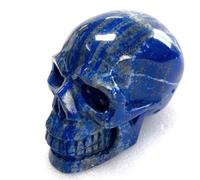 IDGTTLDF Lapis Lazuli Carved Crystal Skull (Size : 700-750g)