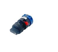 IDGTTLDF LW26-20S Single Hole Mounting Size 22mm Rotary Cam Switch 20A Changeover Main Selector Silver YMW26(1P-102)