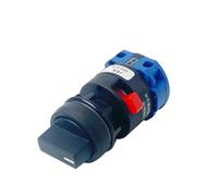 IDGTTLDF LW26 YMW26-20/1S Mouting Hole 22mm Two/Three Position Control Power Silver 20A One Pole Rotary Cam Switch(102)