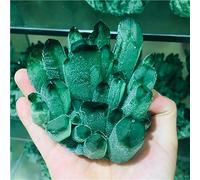 IDGTTLDF Mirage Green Quartz Crystal Cluster Rough Gemstone for Home Office Decor Feng Shui (Size : 700-800g)