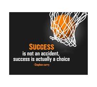 IDGTTLDF Motivational Quote Wall Art - Success Is A Choice Inspirational Poster for Office Decor, Gym Room, Locker Room, Study & Home Office Unframed,12x18inch(30x45cm)