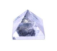 IDGTTLDF Pyramid Crystal Stones - 1.4" Great Figurine of Stone for, Balancing and Pyramids Grid(Clear Quartz)