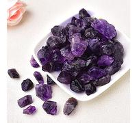 IDGTTLDF Raw Crystals Stone Minerals Amethyst Rose Quartz Irregular Shape Rough Rock Aquarium Decoration (Color : Dreamy Purple, Size 100g)