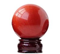 IDGTTLDF red Jasper Crystal Ball Ornaments raw Stone Polished Seven Star Array Home Decoration,Dia.1.2in