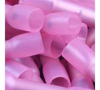 IDGTTLDF Terminali elettrici termorestringenti isolati, 100 Pezzi/Lotto, connettori a crimpare for Cavi, 18-22 AWG/1,5-2,5 mm2, Kit