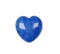 IDGTTLDF Various Materials Gemstones Rose Quartz Crystals Love Heart Shaped Amethyst Home Decoration (Color : Blue