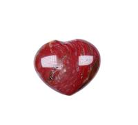 IDGTTLDF Various Materials Gemstones Rose Quartz Crystals Love Heart Shaped Amethyst Home Decoration (Color : Lignified Quartz)