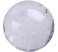 IDGTTLDF White Crystal Ball Polished Feng Shui Sphere Divination Metaphysical Balance Stone Home Decoration,16cm