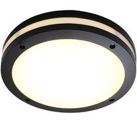 IDHBGJD Lampadari da soffitto a LED da 11,8 "lampadari da soffitto Neri a Semi-Incasso compatibili con Il corridoio del Bagno, Il Balcone, l'atrio