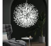 IDHBGJD Lampadari Moderni con tarassaco Fuochi d'artificio di Cristallo Sputnik Lampada da soffitto Illuminazione a Sospensione a 12 luci per Sala da Pranzo Camera da Letto Bagno Cucina Foyer Camera