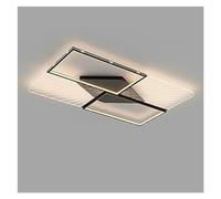 IDHBGJD Lampadari Piccola plafoniera Lampade in Acrilico Cornice Nera Lampade a LED in Cristallo Quadrato Foyer