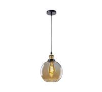IDHBGJD Luna Globe Lampadario a Sospensione Lampada da Soffitto Moderna con Paralume in Vetro Lampada a Sospensione in Ottone Illuminazione Decorativa per Interni (Oro 20 cm)