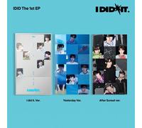 IDID [I DID IT] 1° Mini Album 3 Ver SET/3 CD+3 Fotolibro+6 Card+3 Poster+3 POB