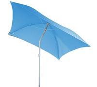 iDiffusion Ombrellone da spiaggia quadrato Helenie - L. 171 x l. 171 cm - Azzurro