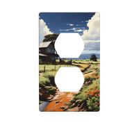 Idilliaco Scenery Duplex Wall Panel Kit, 11,4 x 7 cm, copertura spina presa elettrica per interruttore della luce (1 pezzo)