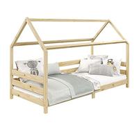 IDIMEX Letto FINA in pino massiccio, letto Montessori 90 x 200 cm, lettino con tetto in natura