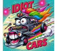 Idiot Cars: coloring Book for kids ages 4-10, 40 Big pages bold and easy, funny design Cars for Children