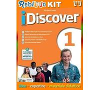 IDISCOVER 1 (9788883395642) - Libro Scolastico + Kit Scuola con Copertine Rebillo