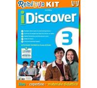 IDISCOVER 3 (9788883395666) - Libro Scolastico + Kit Scuola con Copertine Rebillo