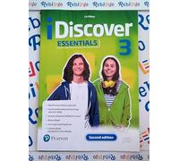 IDISCOVER ESSENTIAL 2° ED. LEVEL 3 STUDENT'S BOOK & WB WITH EASY LEARNING - (9788891938602) + Materiali didattici - Rebillo
