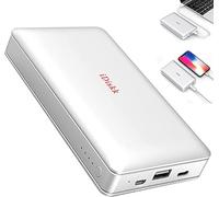 iDiskk Disco rigido esterno iPhone da 2 TB (2000 GB) per iPhone/iPad con batteria integrata da 10000 mAh, disco rigido iPhone certificato MFi 2 in 1 per telefoni iOS TYPE-C/Android Mac e PC