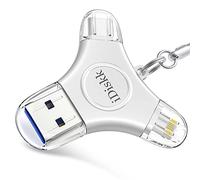 iDiskk MFI Certified 128GB Photo Stick per iPhone USB C iPad Pro Android Samsung Flash Drive per iPhone 13/12 pro/12/12 pro/12 mini/11/11/Pro/XR/X/XS MAX,iPad Pro Photo Storage Stick per PC, Mac, iMac
