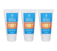 Idisole.it Nautilus Crema Solare Viso SPF50+ 3x50 ml