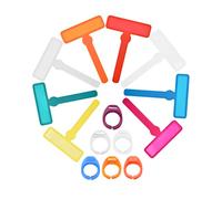 IDISON Set di 14 strumenti di dislessia per bambini, 8 strisce di lettura guidate dalle dita con 6 anelli di dita, strisce di lettura evidenziate, segnalibri per la lettura.