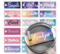 iDIY Placa de Nombre Personalizada para Stanley - Stanley Cup 40 oz Accesorios Regalos de Cumpleaños para Hijas, Nietas, Sobrinas y Niñas